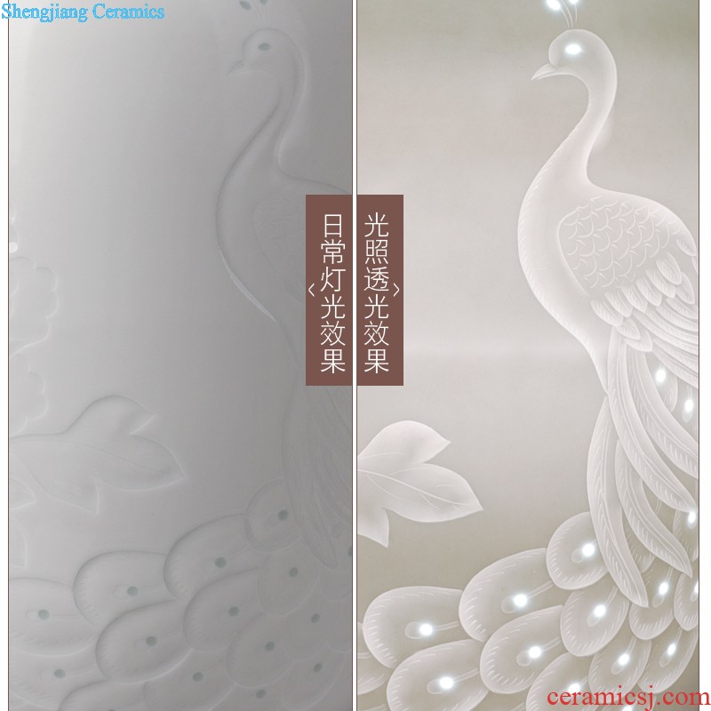 Jingdezhen ceramics vase blue and white crack glaze crafts home furnishing articles furnishing articles archaize sitting room adornment