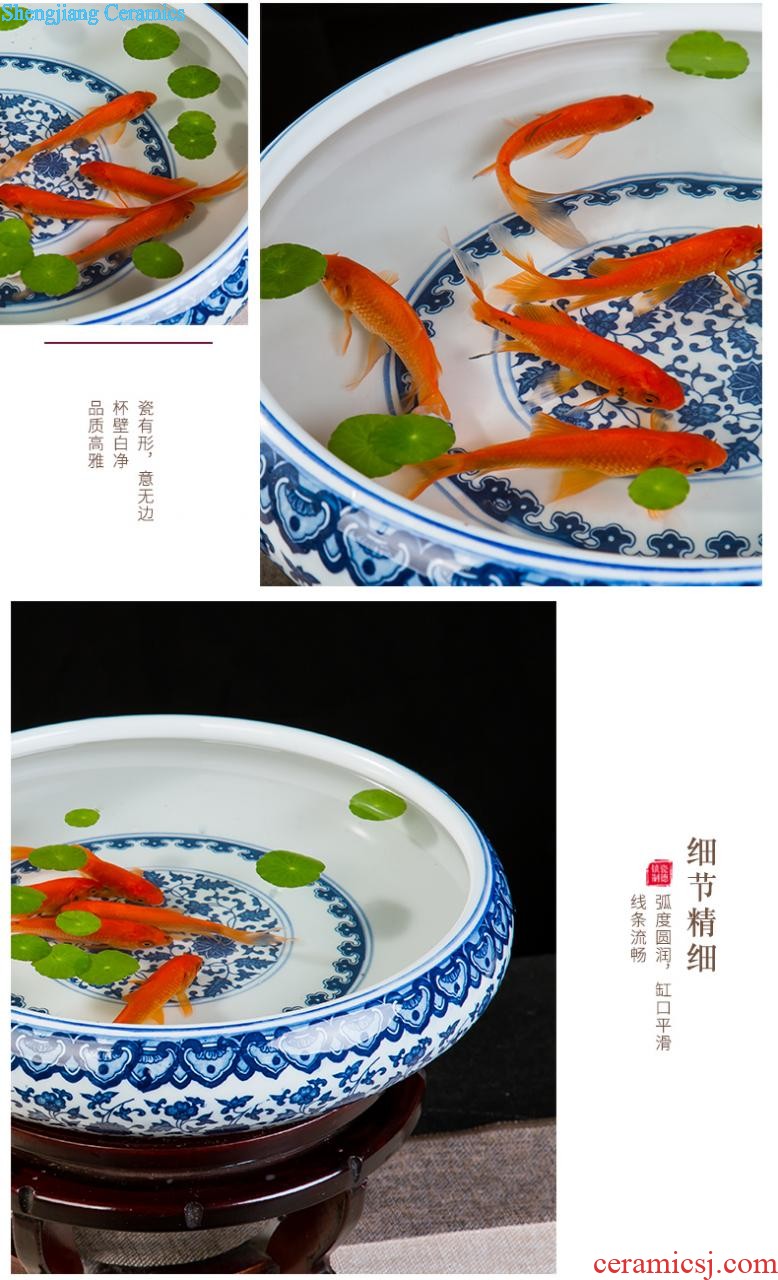 Archaize ceramic decorative carving Ceramic porcelain plate painting Central scroll painting wall paintings Jingdezhen famous hand draw the traditional Chinese painting