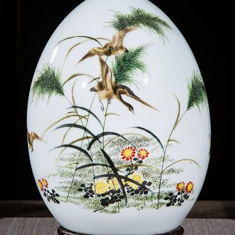 Jingdezhen ceramics vase crack Chinese penjing flower arranging porcelain wine handicraft decorative household items