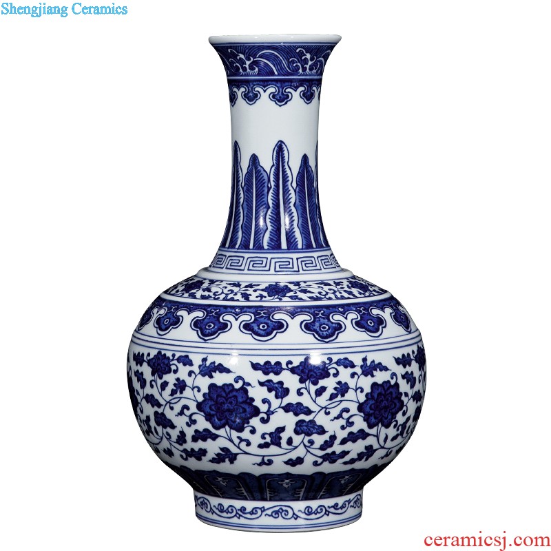 Jingdezhen ceramics furnishing articles home decorations hanging dish handicraft wine clear painting decorative plate