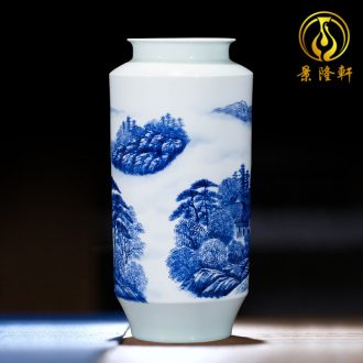 Jingdezhen ceramics hand-painted vases, flower arrangement wine porch home decoration sitting room TV ark furnishing articles