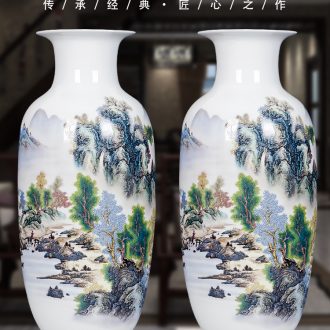 Jingdezhen ceramics furnishing articles act the role ofing is tasted household decoration of Chinese style decoration plate sitting room porch ark TV ark