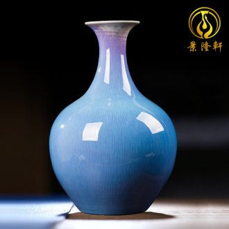 Contracted and contemporary jingdezhen chinaware big vase flower arrangement, household decoration wine porch decoration furnishing articles