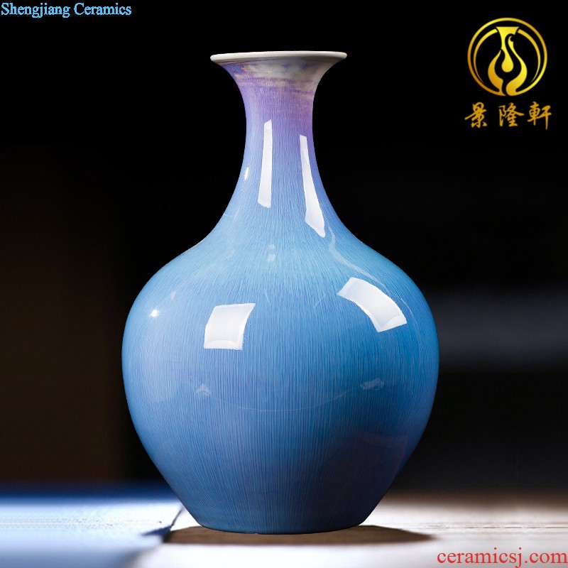 Contracted and contemporary jingdezhen chinaware big vase flower arrangement, household decoration wine porch decoration furnishing articles