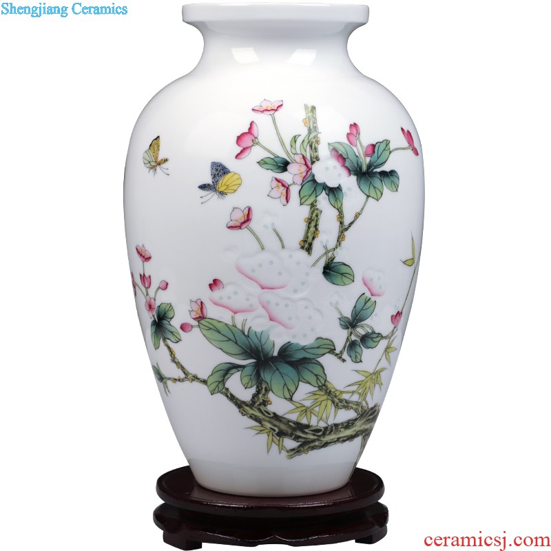 Jingdezhen ceramic fish hand knife clay sculpture vases, flower arrangement of Chinese style home sitting room adornment penjing collection