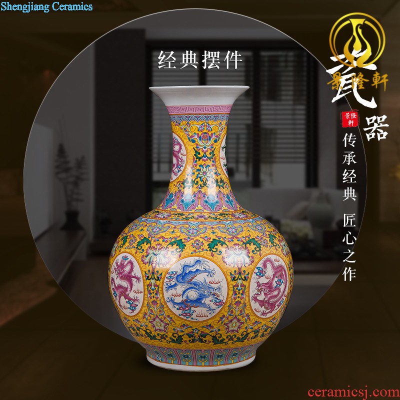 Creative vases, contemporary and contracted household living room TV ark place jingdezhen ceramics restaurant ikebana arts and crafts