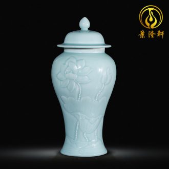 Jingdezhen ceramics vase furnishing articles hollow out modern classical porcelain sitting room ark crafts home decoration