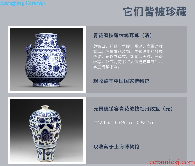 In color bucket cylinder cup chicken Jingdezhen ceramic individual cup tea master kung fu tea cups archaize tea cup