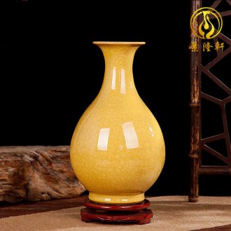 Chinese jingdezhen ceramics hollow-out flower vase household decoration wine sitting room adornment porcelain of furnishing articles