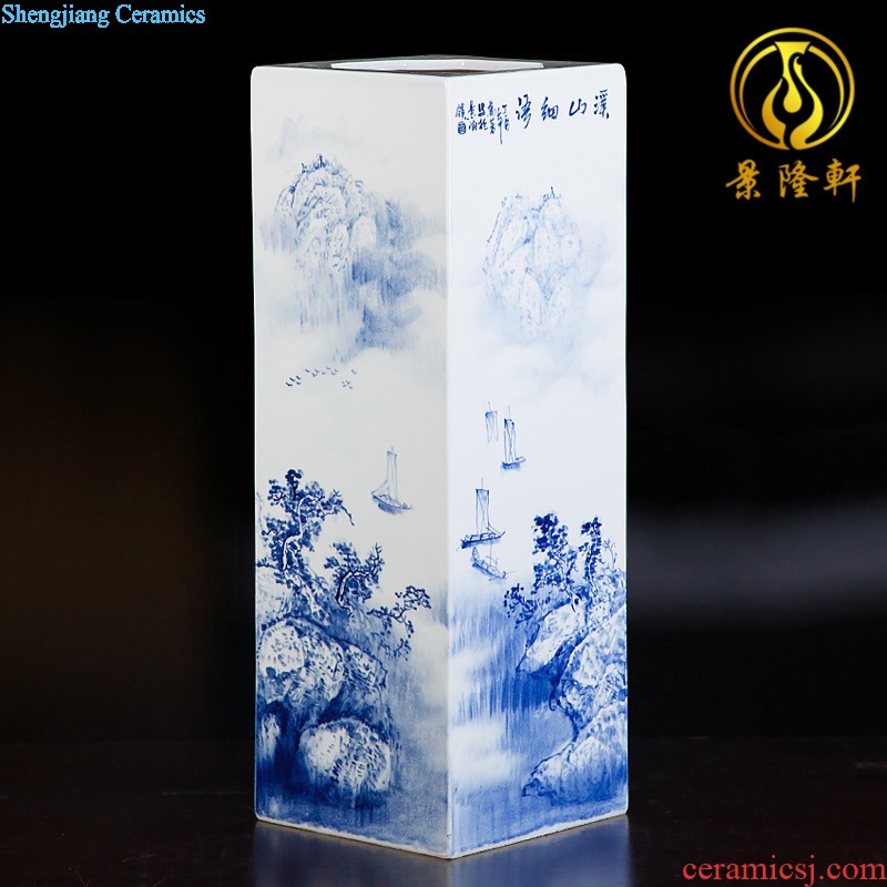 Archaize of jingdezhen ceramics powder enamel modern Chinese style household act the role ofing is tasted furnishing articles vases, flower crafts are sitting room