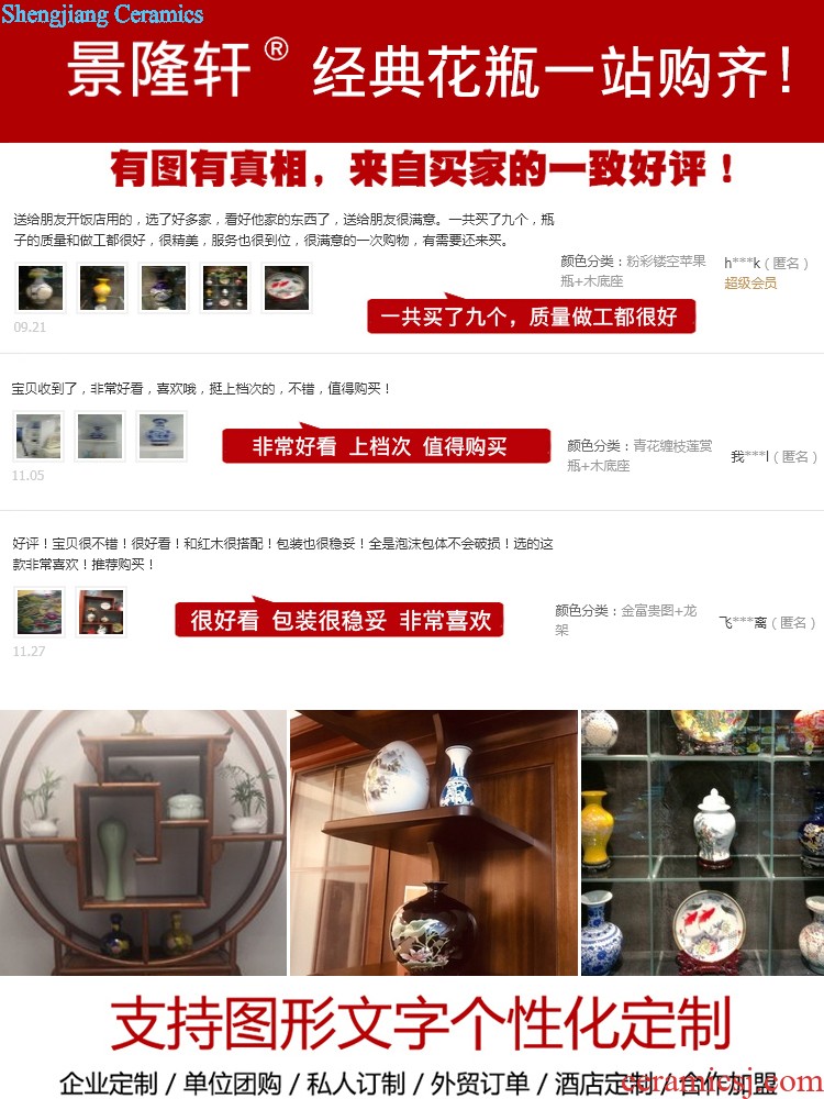 Jingdezhen ceramics furnishing articles home decorations hanging dish handicraft sitting room ark figure decoration plate of black with a silver spoon in her mouth