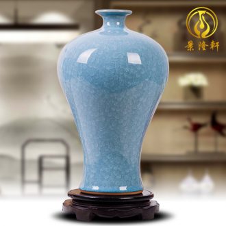 Jingdezhen ceramics vase of contemporary and contracted home sitting room handicraft wine creative egg ornament furnishing articles