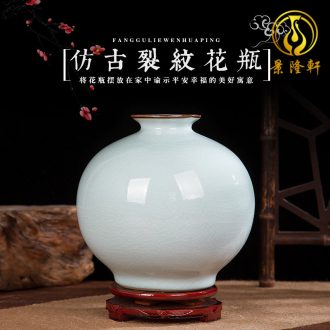 Jingdezhen vase furnishing articles living room contracted white large flower arranging ceramics vase decoration home decoration