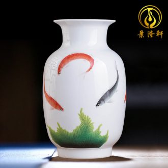 Jingdezhen ceramics Archaize creative kiln vases, new Chinese style classical sitting room adornment rich ancient frame furnishing articles