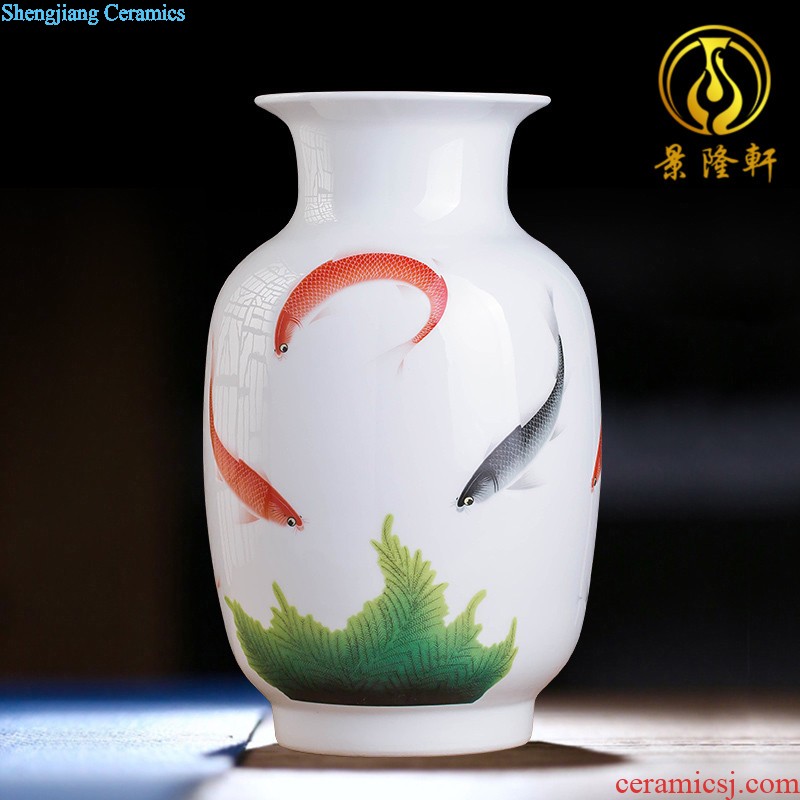 Jingdezhen ceramics Archaize creative kiln vases, new Chinese style classical sitting room adornment rich ancient frame furnishing articles