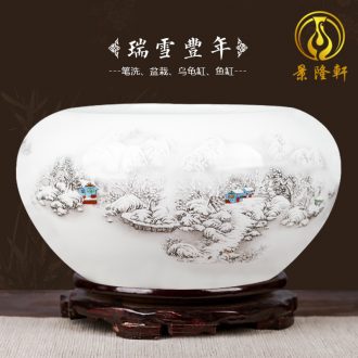 Quintessence of jingdezhen porcelain vase Contracted style ceramic vase furnishing articles sitting room with decorative bottle