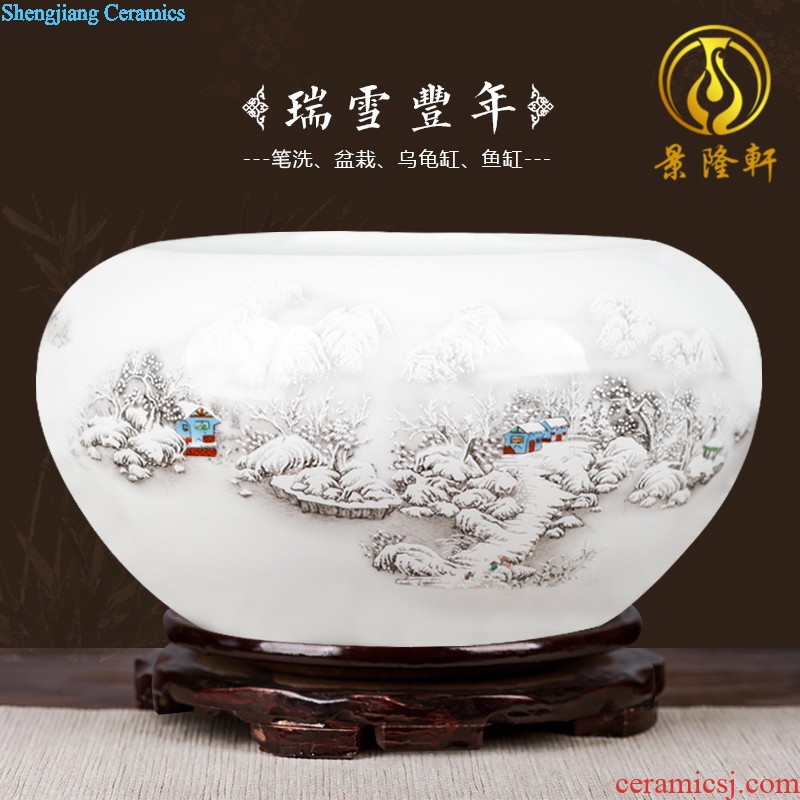 Quintessence of jingdezhen porcelain vase Contracted style ceramic vase furnishing articles sitting room with decorative bottle