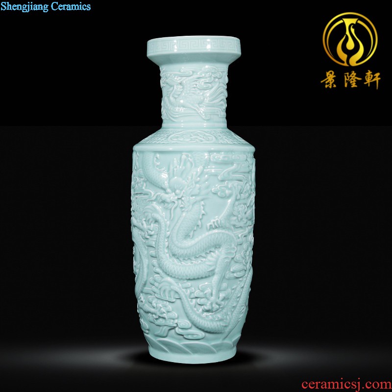 Jingdezhen ceramics hand-painted vases, flower arrangement wine porch home decoration sitting room TV ark furnishing articles