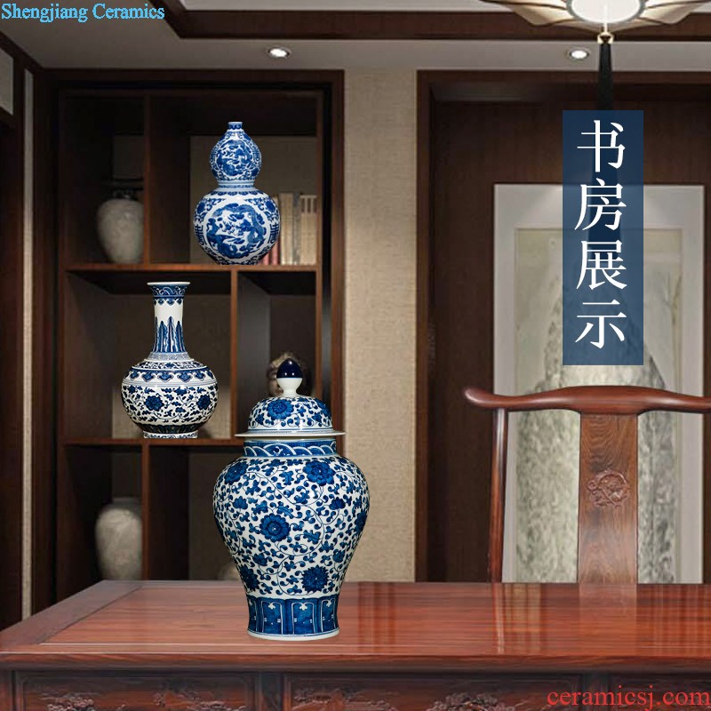 Jingdezhen ceramics furnishing articles home decorations hanging dish handicraft wine clear painting decorative plate