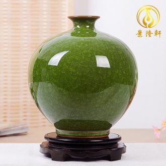 Jingdezhen ceramic floret bottle of flower arranging machine of Chinese style home sitting room adornment is placed dried flower crafts TV ark