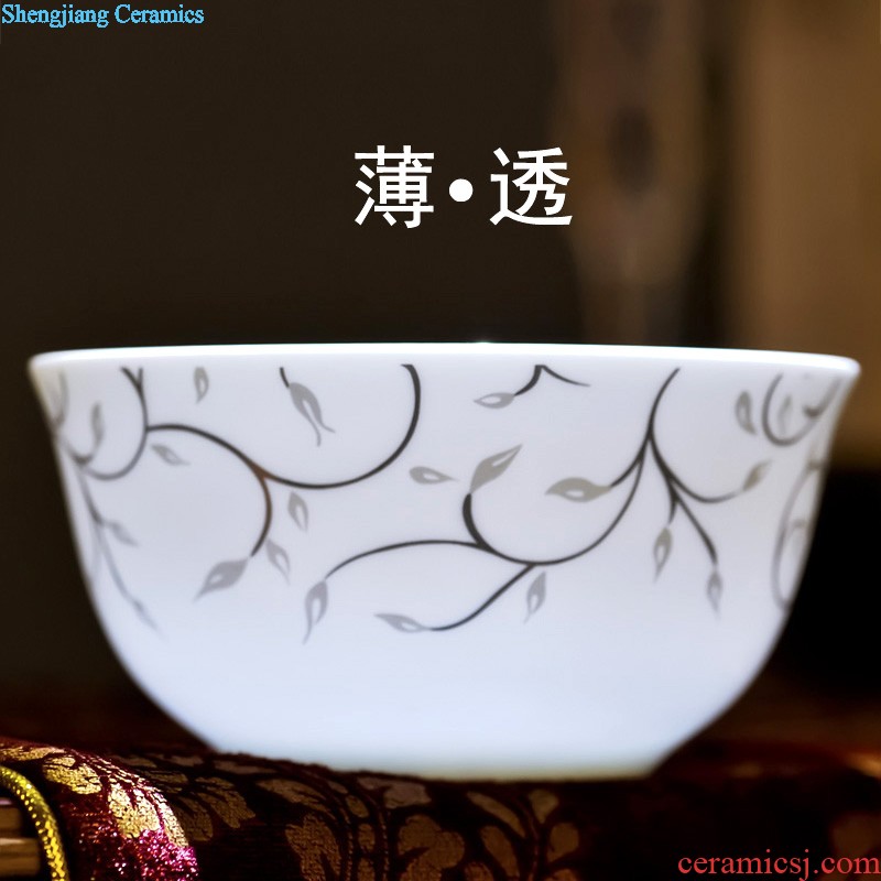 Blue and white youligong hand-painted cup single cup fragrance-smelling cup sample tea cup kung fu tea cups of jingdezhen ceramics tea by hand