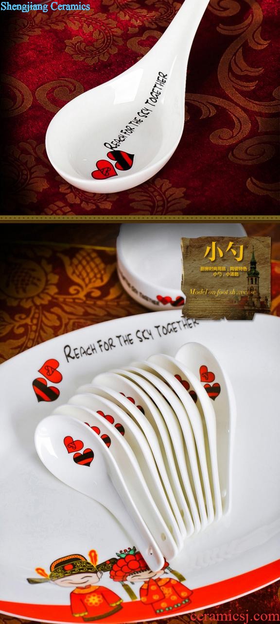 Bone porcelain son nine domain ceramic fish dish household food dish european-style hotel tableware oval bread snack plate plate