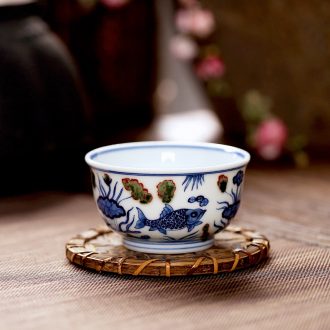 Jingdezhen with jinyuan blue and white porcelain tableware suit antique bound phnom penh branch lotus crockery bowl bottom suits