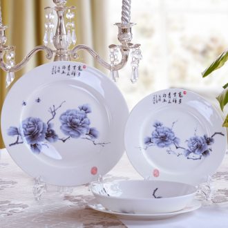 Glair jingdezhen ceramic nine domain 56 skull porcelain tableware traditional Chinese style household life dishes dish sets