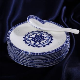 Archaize qianlong blue and white sample tea cup Jingdezhen ceramic cups manually draw personal cup master cup tea cup