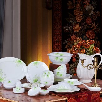 Grilled yellow flowers, tea sets jingdezhen nine domain 6 head ceramic cups teapot Hand made with a complete set of mixture