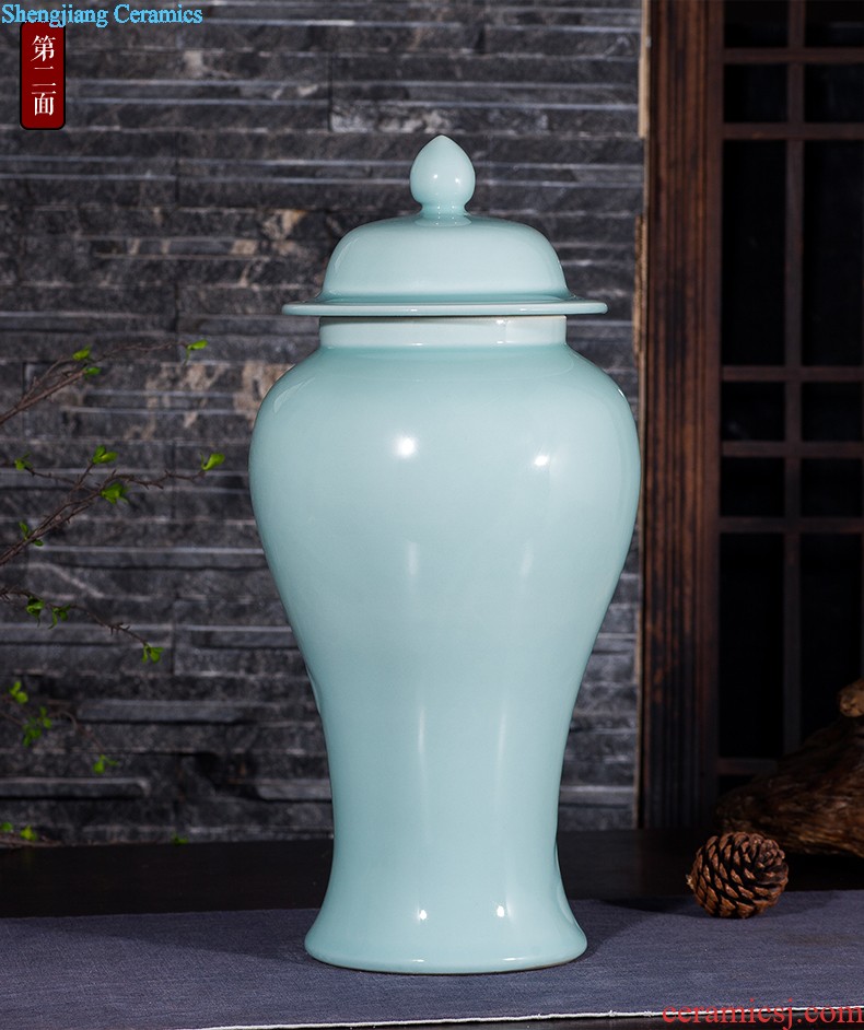 Jingdezhen ceramics vase furnishing articles hollow out modern classical porcelain sitting room ark crafts home decoration