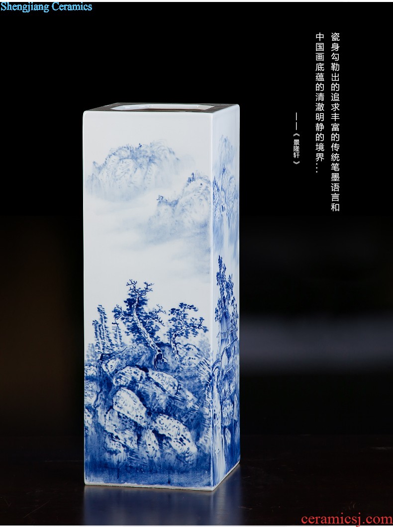 Archaize of jingdezhen ceramics powder enamel modern Chinese style household act the role ofing is tasted furnishing articles vases, flower crafts are sitting room