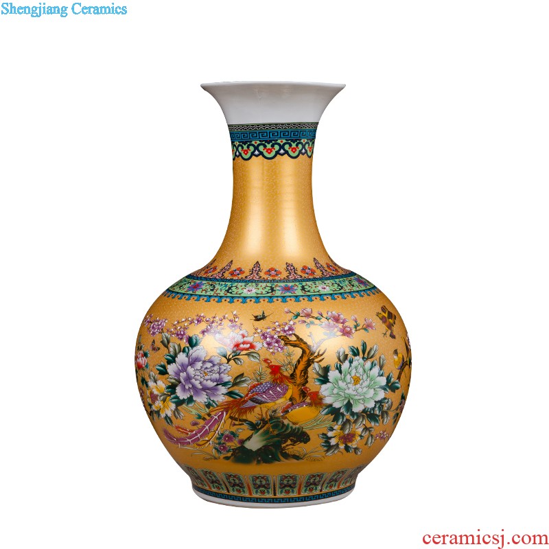 Jingdezhen ceramics vase furnishing articles flower arranging device small porcelain wine sitting room decorates porch decoration household act the role ofing is tasted