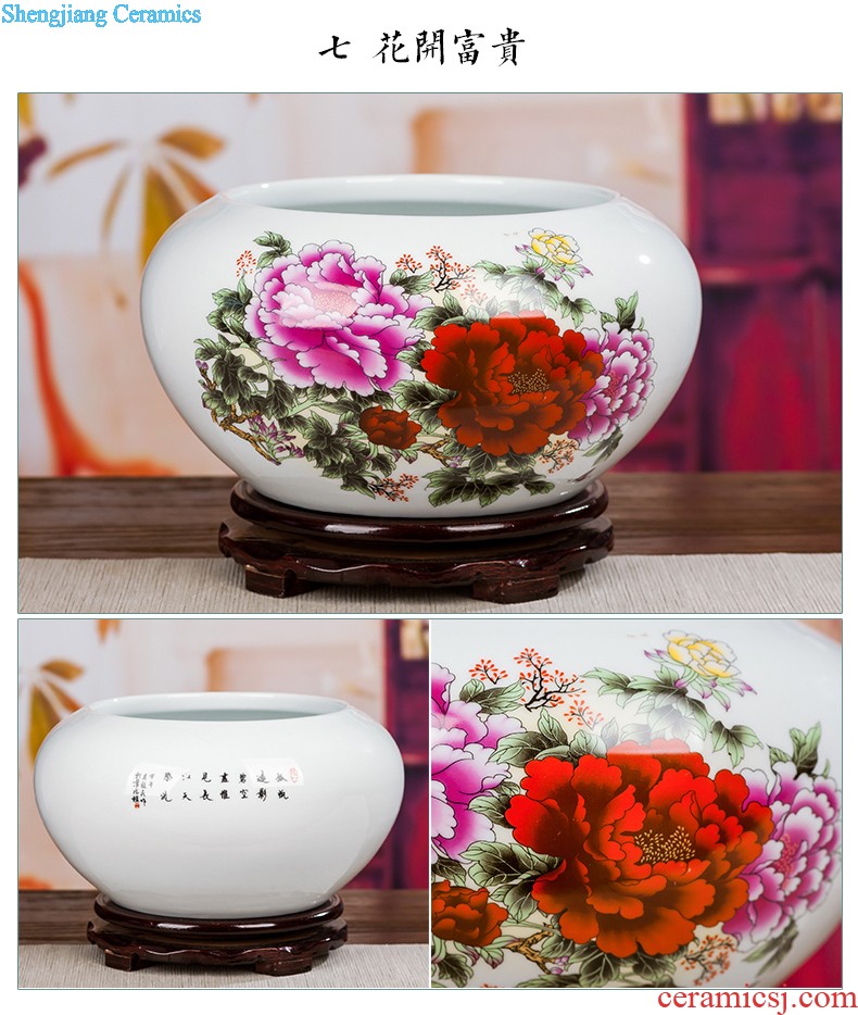 Quintessence of jingdezhen porcelain vase Contracted style ceramic vase furnishing articles sitting room with decorative bottle