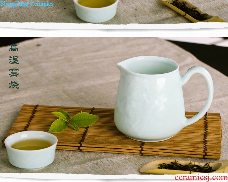 Jingdezhen ceramics cup ji red sample tea cup kung fu tea master cup of hand made small teacup personal single cup