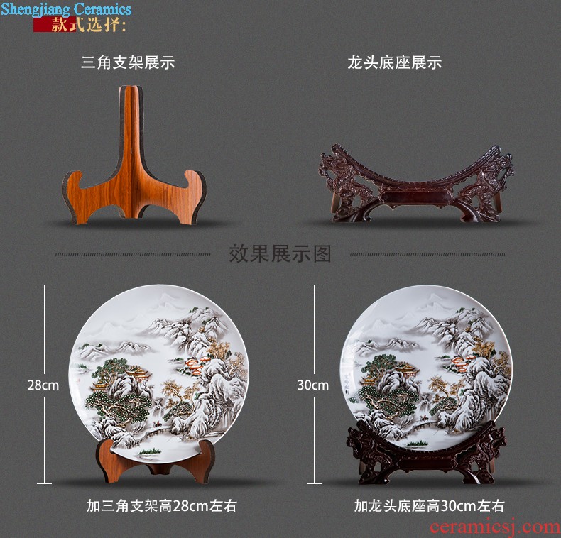 Jingdezhen ceramics powder enamel vase is contemporary and contracted creative furnishing articles home sitting room flower arrangement craft ornaments