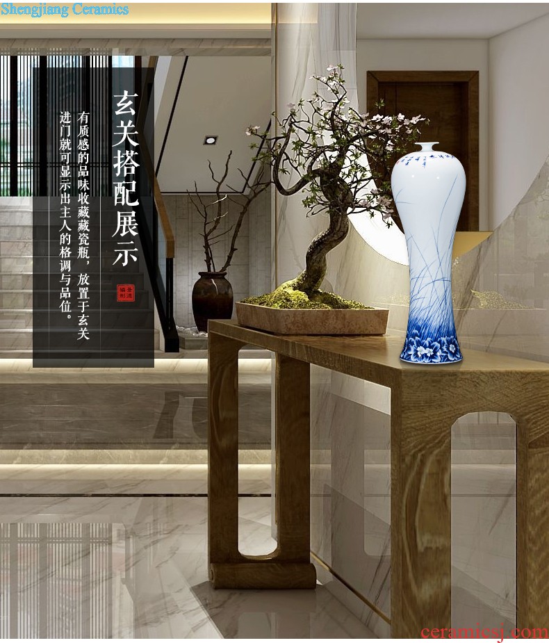 Jingdezhen ceramics of large vase household decorations arts and crafts office furnishing articles example room living room