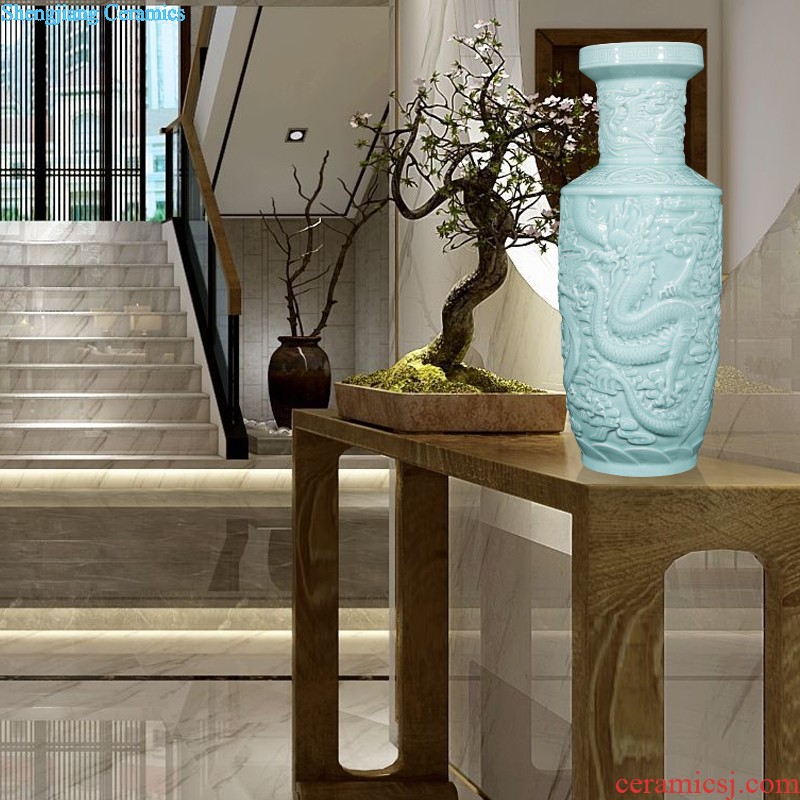 Jingdezhen ceramics hand-painted vases, flower arrangement wine porch home decoration sitting room TV ark furnishing articles