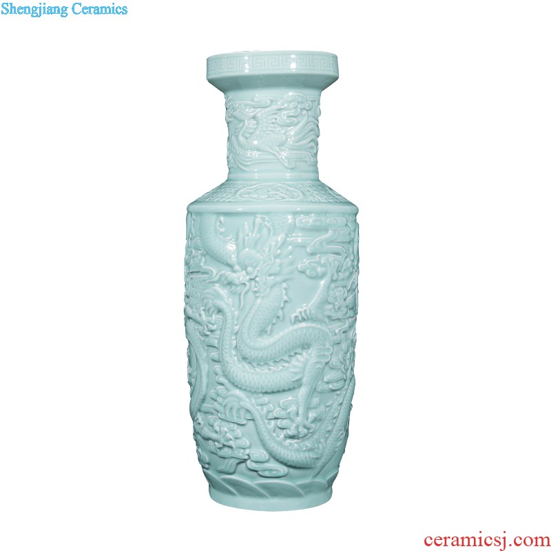 Jingdezhen ceramics hand-painted vases, flower arrangement wine porch home decoration sitting room TV ark furnishing articles