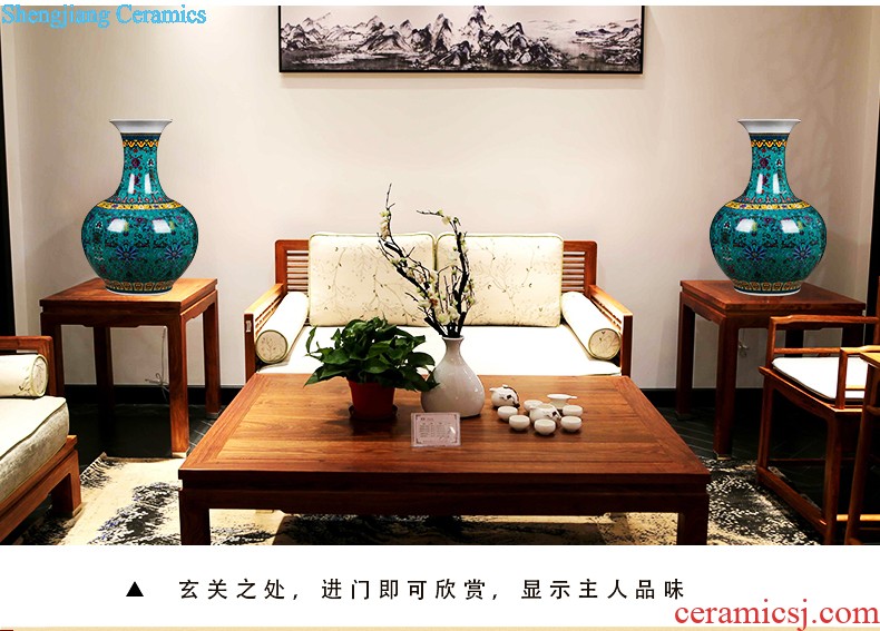 Jingdezhen ceramics vase furnishing articles flower arranging device small porcelain wine sitting room decorates porch decoration household act the role ofing is tasted