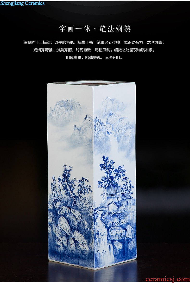 Archaize of jingdezhen ceramics powder enamel modern Chinese style household act the role ofing is tasted furnishing articles vases, flower crafts are sitting room