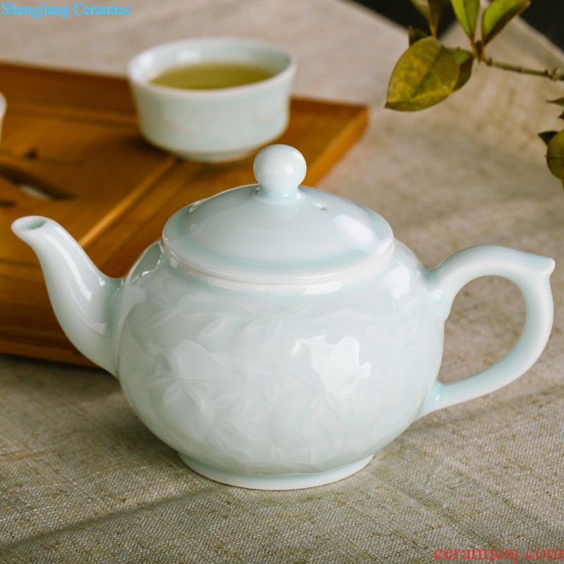 Jingdezhen ceramics cup ji red sample tea cup kung fu tea master cup of hand made small teacup personal single cup