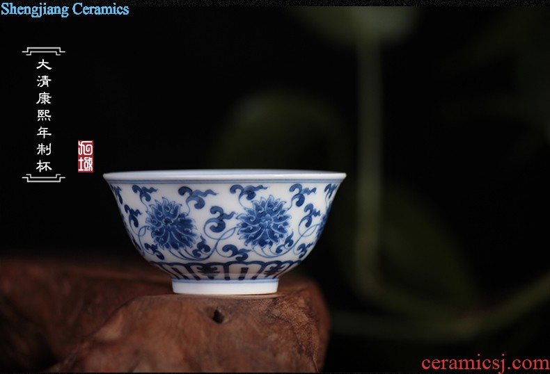 Blue and white porcelain tableware antique dishes exquisite suits and apparatus with cover plate heat preservation plate deep dish bone porcelain ceramic