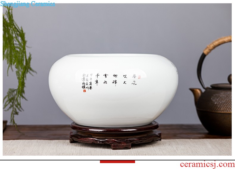 Quintessence of jingdezhen porcelain vase Contracted style ceramic vase furnishing articles sitting room with decorative bottle