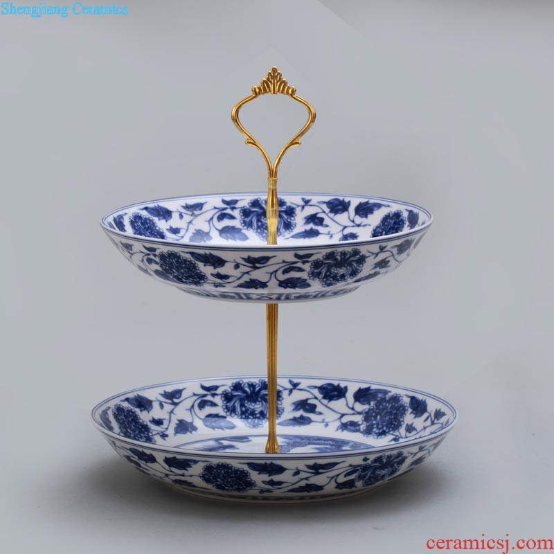 Nine domain jingdezhen archaize color bucket Sanskrit glass ceramic tea set kung fu small cup sample tea cup tea cups