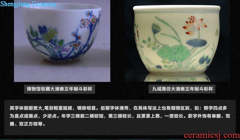 Jingdezhen ceramic cups With cover bone China mugs Blue and white porcelain cup 800 ml office meeting