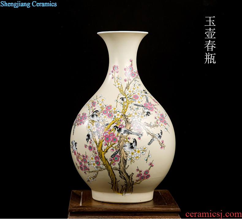 Jingdezhen ceramics, antique Ming and qing dynasty kiln crack vases furnishing articles flower arrangement home wine ark adornment furnishing articles