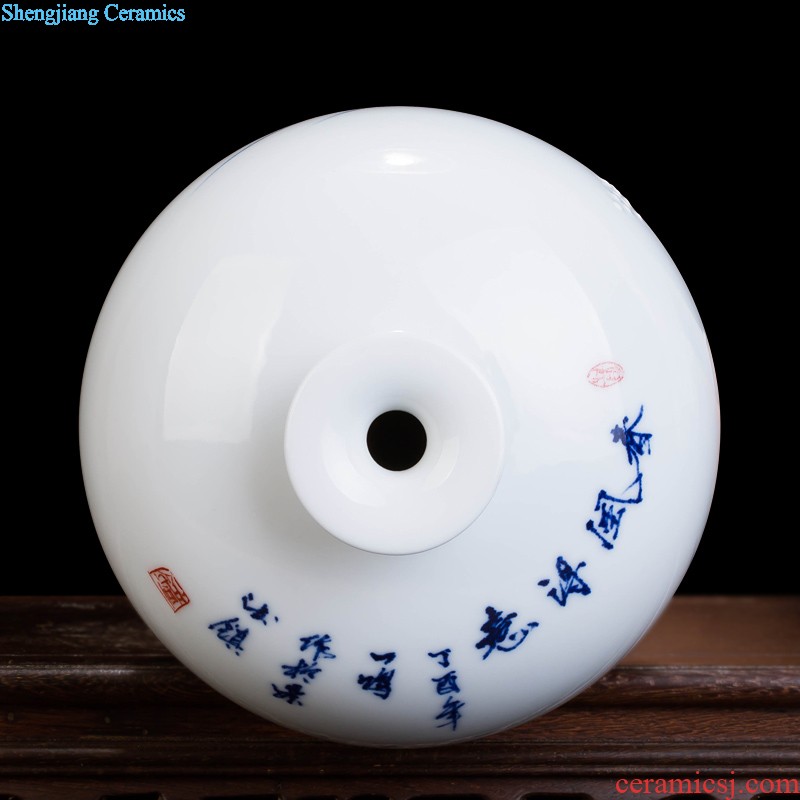 Jingdezhen ceramics of large vase household decorations arts and crafts office furnishing articles example room living room