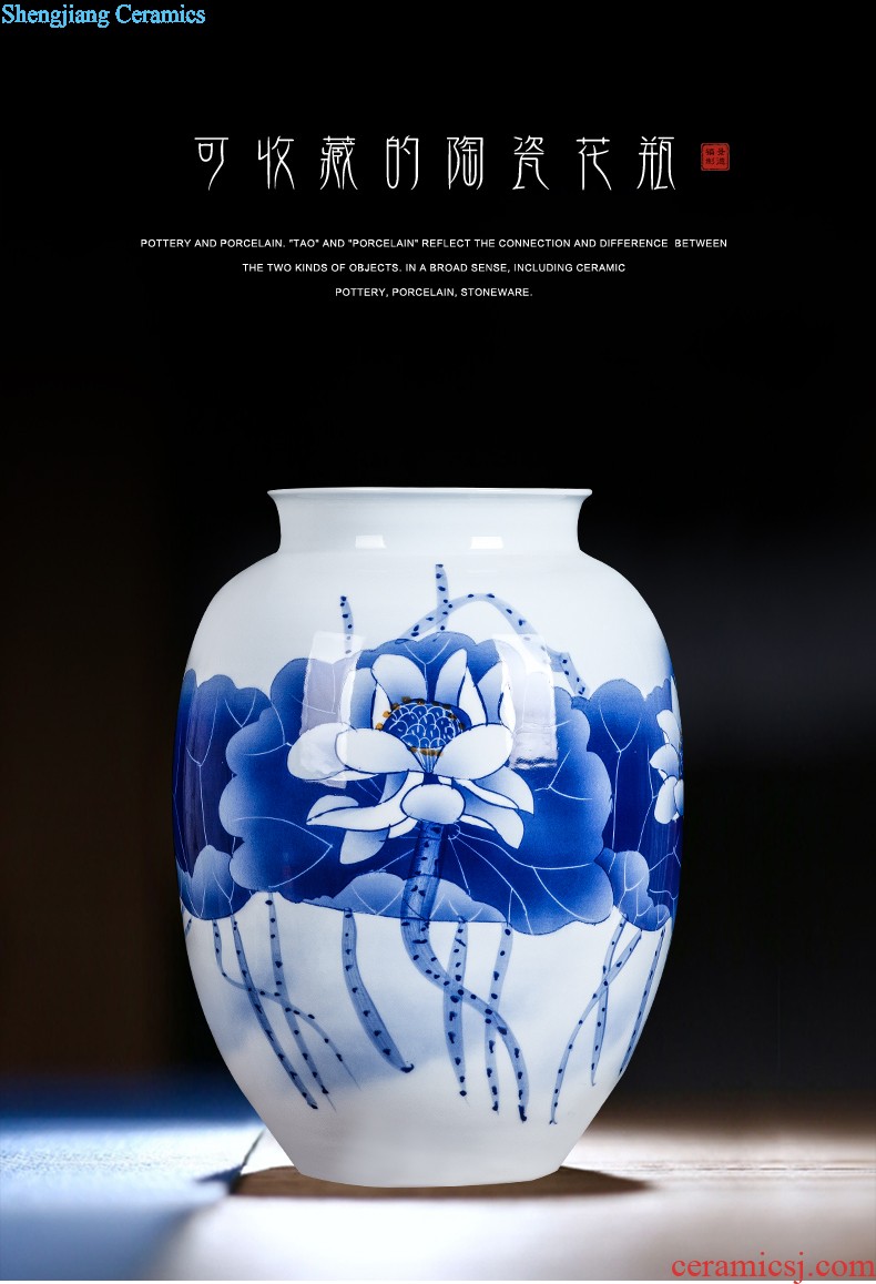 Jingdezhen ceramics furnishing articles act the role ofing is tasted household decoration of Chinese style decoration plate sitting room porch ark TV ark