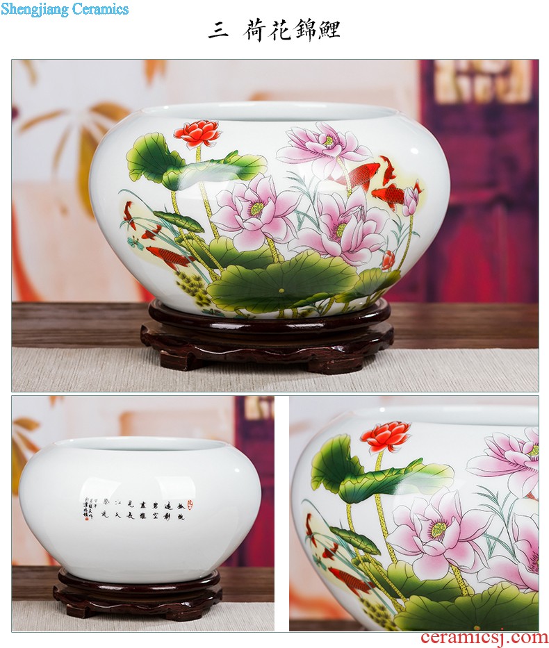 Quintessence of jingdezhen porcelain vase Contracted style ceramic vase furnishing articles sitting room with decorative bottle